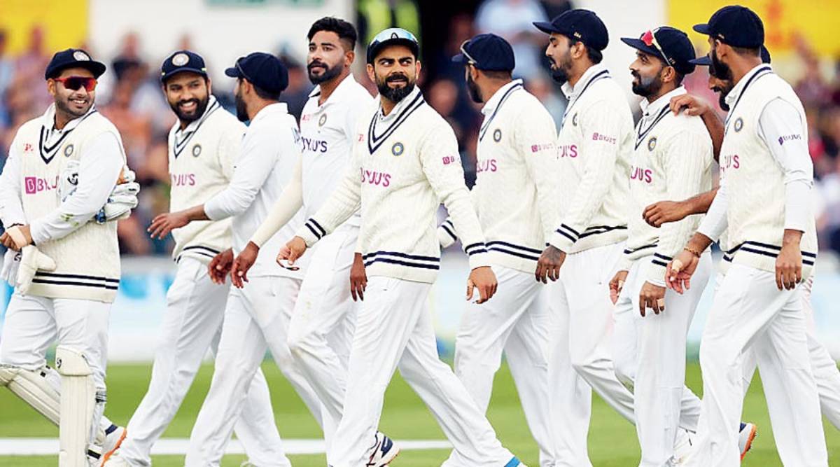 What is the purpose of wearing white clothes in Test cricket?